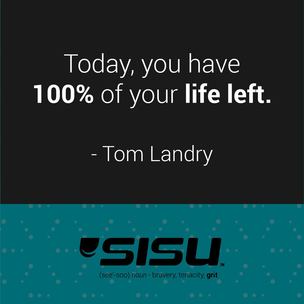 Today, you have 100% of your life left. Get out there, push yourself and push for your goals.

#mouthguard #sports #sportquote #sportsquotes #sportsmotivation