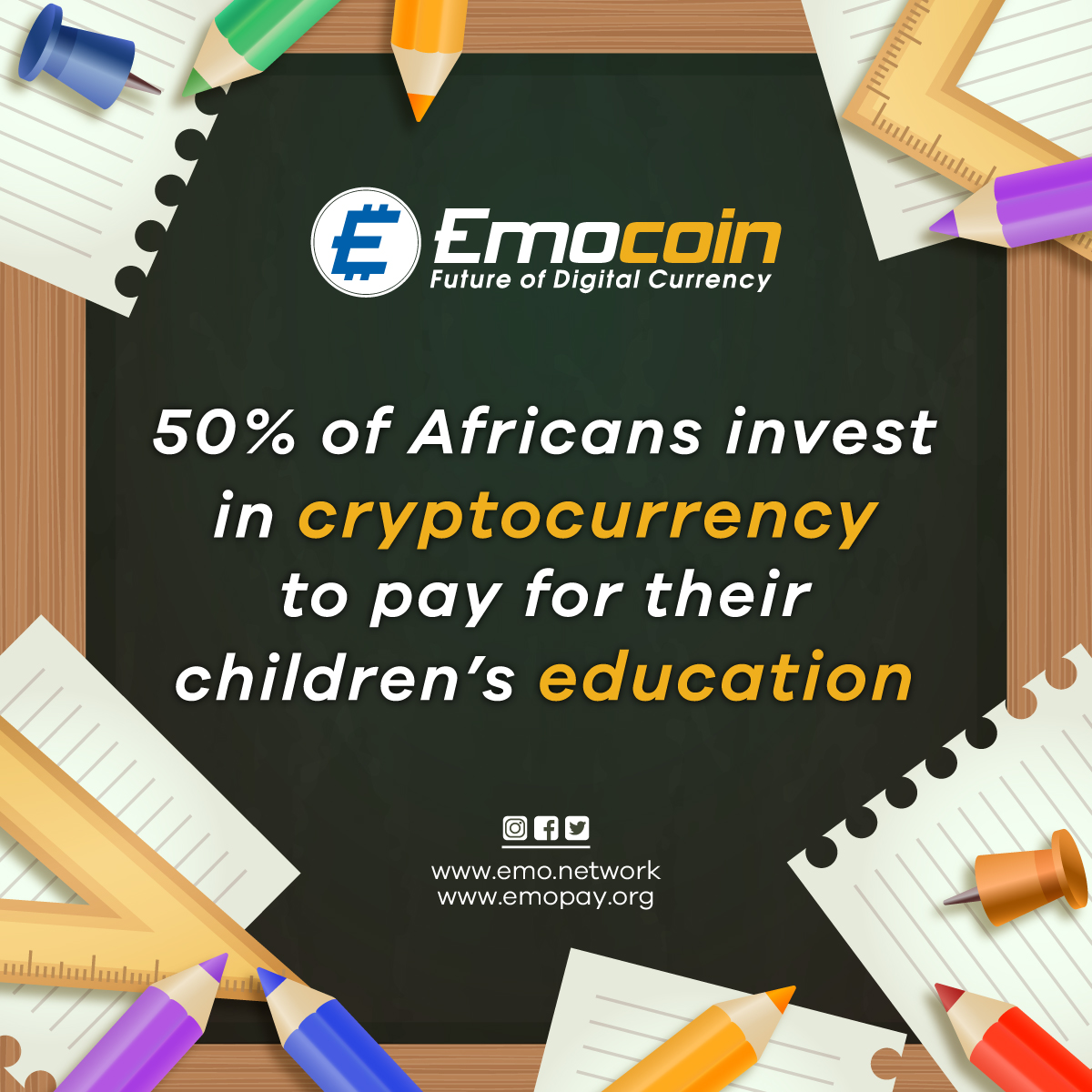 its_emocoin's tweet photo. Here are some facts you must know.🧐
.
#crypto #success #inspiration #facts #positivevibes #positivity #accepted #motivation #btc #believeinyourself #motivational #motivated #cryptocurrency #wednesday #emocoin #africa #ThursdayThoughts #ThursdayNight #news #trending  #education https://t.co/zWRIZYJtoO