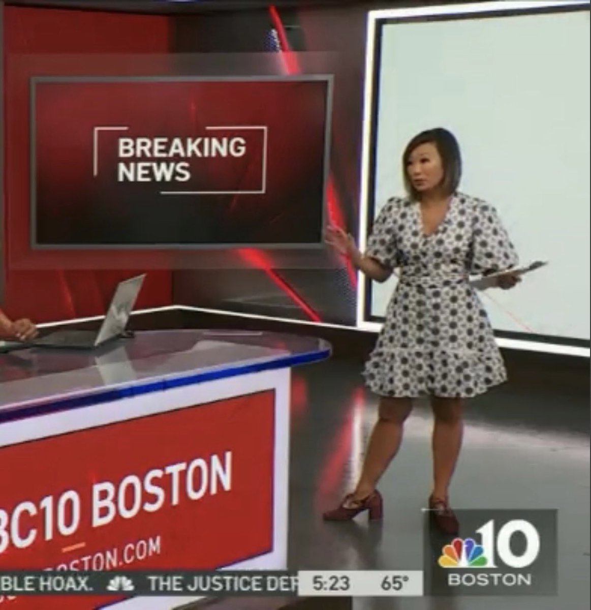 Love seeing <a href="/susantran/">Susan Tran</a> for my morning updates and cute dress inspo! #nbc10boston 🌅👗🚗
