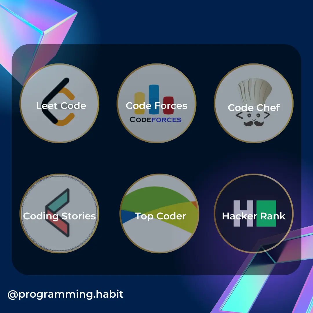 3am_success's tweet image. Websites to master coding logic ..
.
.
#coding #codingwebsites #100daysofcoding #proramming