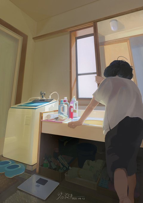 「洗面所 窓」のTwitter画像/イラスト(新着)