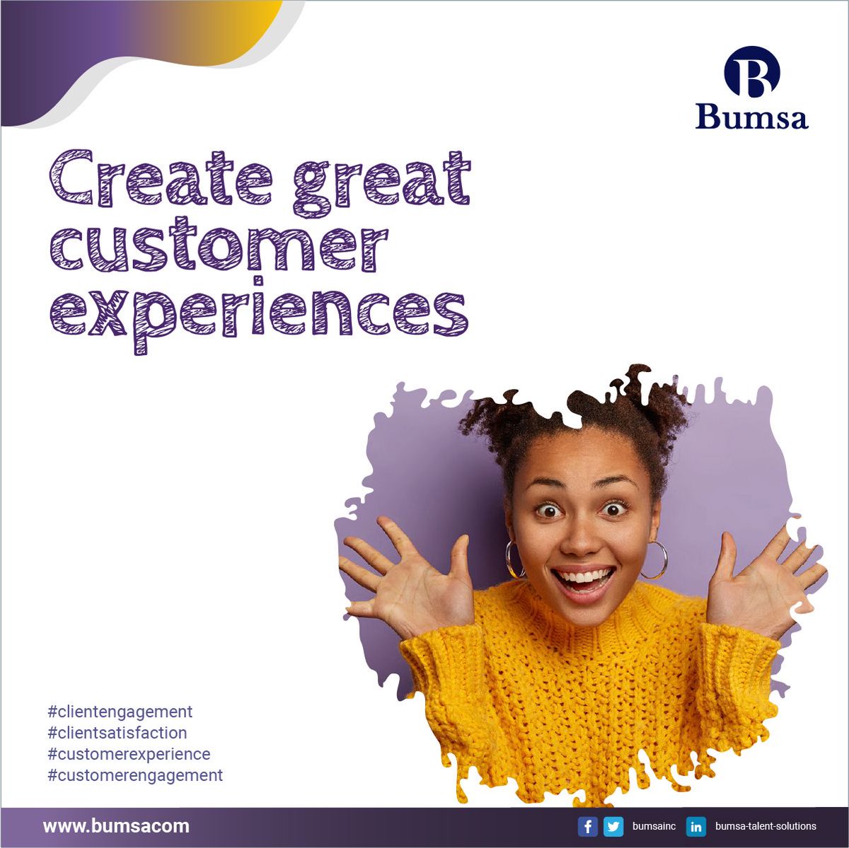 bumsainc's tweet photo. First impressions may be important but so is the rest of the experience. It is imperative to analyze and ensure that you create great customer experiences.

#CustomerSupport #customertestimonial https://t.co/Z2XiL8iXb5 https://t.co/RZ1fv4PgU1