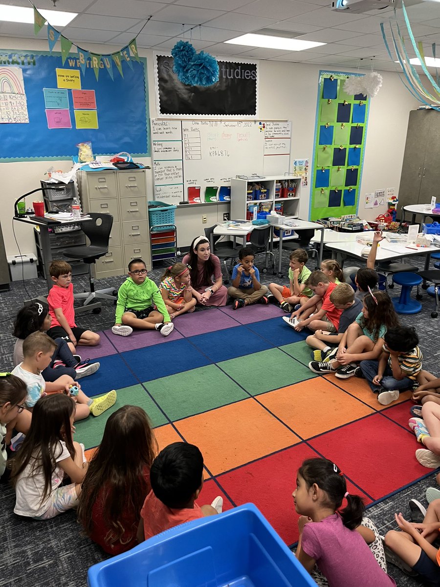 First grade students <a href="/Bledsoe_Elem/">Bledsoe Elementary</a> discussed showing “purpose” in their morning meeting! #FISDmadetoshine #BledsoeStrong #saddleupforsuccess