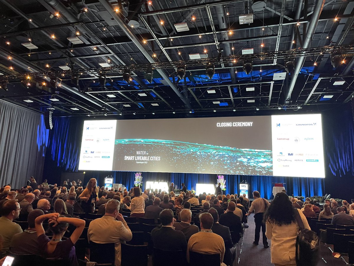 IWAHQ's tweet photo. The Closing Ceremony is starting! We’re extremely glad that the 2022 #WorldWaterCongress has been a true success! This is going to be a see you soon, not a goodbye! #Toronto2024 https://t.co/12hfE6v85u