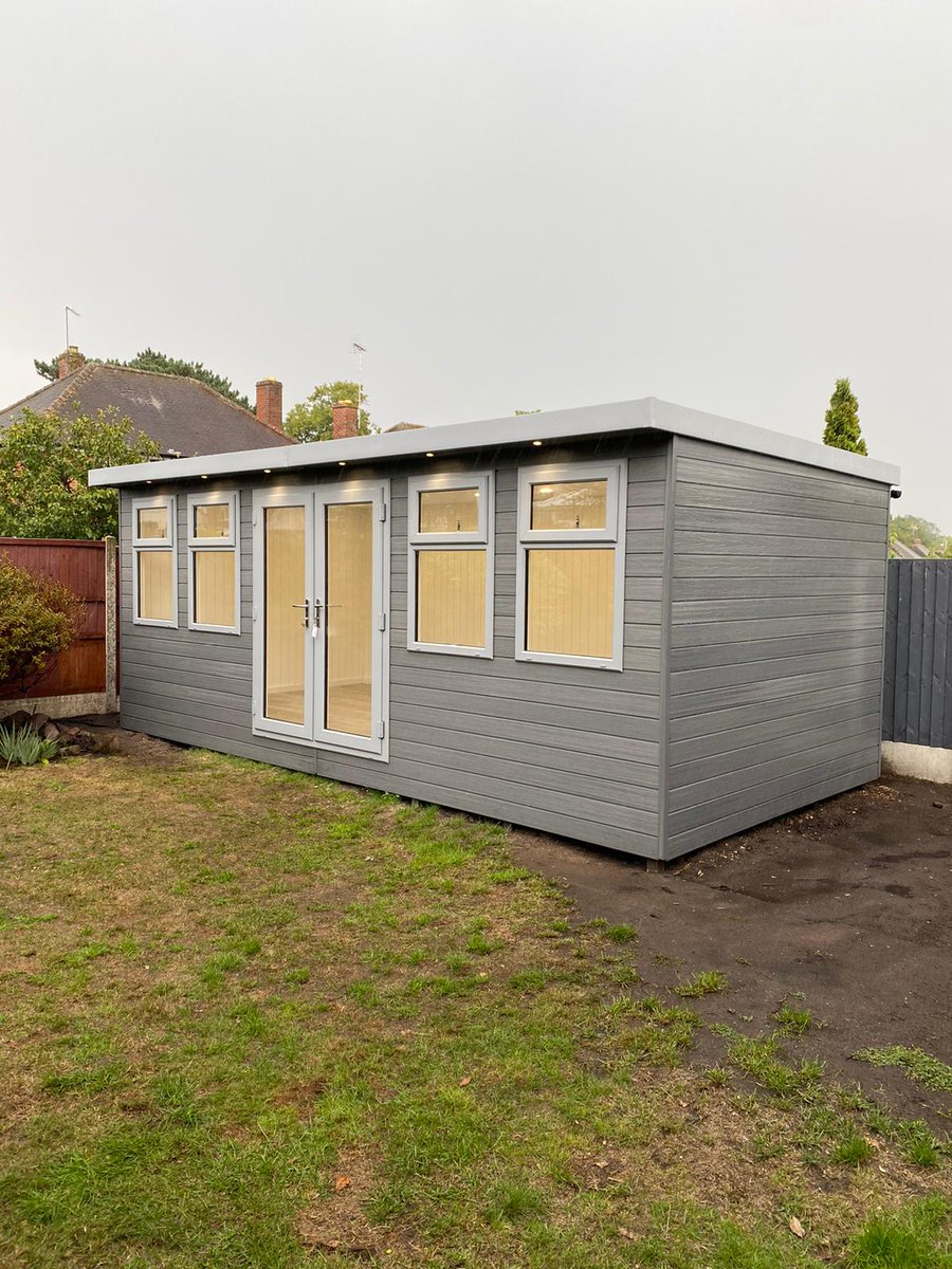 UkBuildings's tweet photo. Our Composite garden rooms are the most popular choice among our customers. Its made from 95% eco-friendly materials and no maintenance is required. 
#ukgardenbuildings #composite #gardenrooms #nomaintence #ecofriendly https://t.co/ZDEnpnNTvP