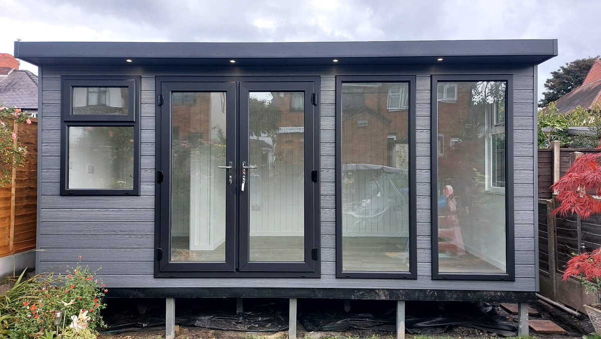 Our Composite garden rooms are the most popular choice among our customers. Its made from 95% eco-friendly materials and no maintenance is required. 
#ukgardenbuildings #composite #gardenrooms #nomaintence #ecofriendly