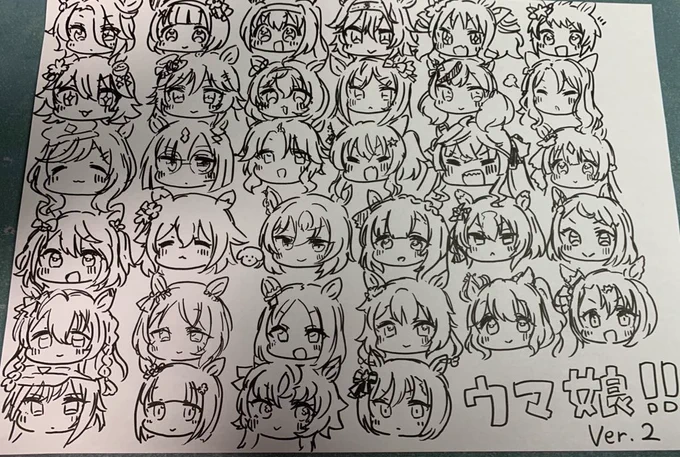 #最近フォローした方は知らない過去絵を晒すマーカー一発描きチャレンジをしていました 