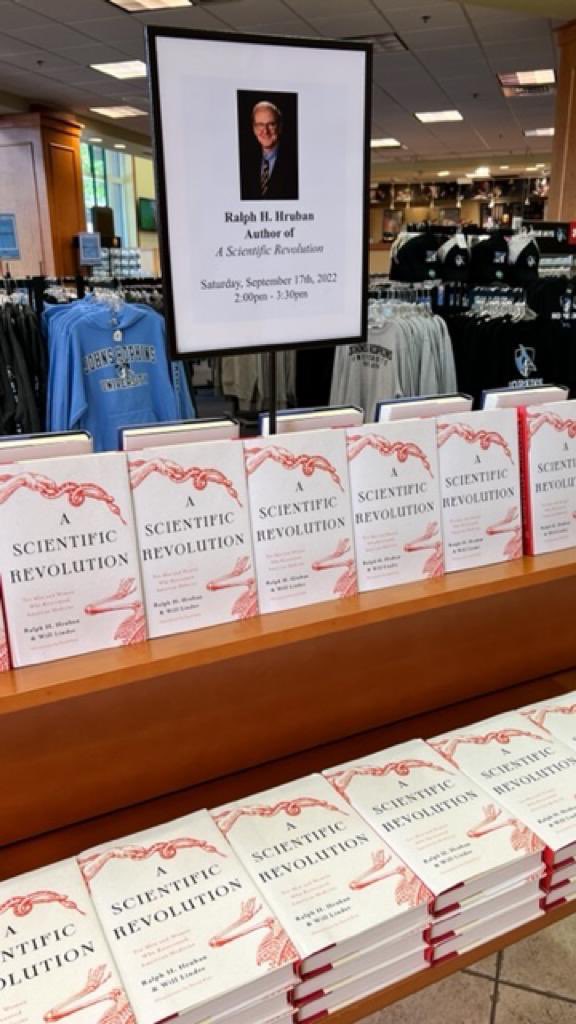 Ralph Hruban (@ralphhruban) on Twitter photo Join me this Saturday at 2pm at the Barnes and Nobel on the Johns Hopkins undergraduate campus for a book talk on our new book, A Scientific Revolution: Ten Men and Women who Reinvented American Medicine. <a href="/Pegasus_Books/">Pegasus Books</a> Join me this Saturday at 2pm at the Barnes and Nobel on the Johns Hopkins undergraduate campus for a book talk on our new book, A Scientific Revolution: Ten Men and Women who Reinvented American Medicine. <a href="/Pegasus_Books/">Pegasus Books</a>