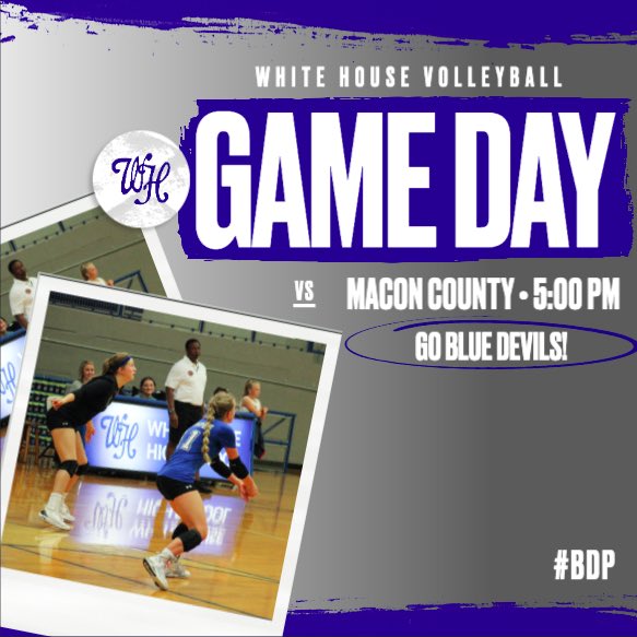 Lady Devils travel to Macon County for a district matchup. JV starts a 5 pm and Varsity will follow! #BDP