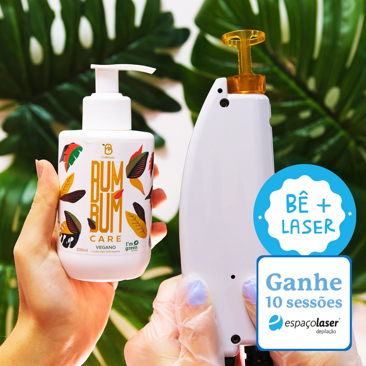 UseBeBrasil's tweet photo. 🚨ALERTA DE TEMPO PERDIDO🚨 
Aproveite a promoção hoje mesmo e ganhe 10 sessões na @Espacolaser_  comprando um Bumbum Care 200ml. Hidratação profunda com rápida absorção + pele lisinha definitiva! #bumbumcare #bebrasil #espacolaser #depilacaoalaser  #bumbum https://t.co/0EbHVW3NkH