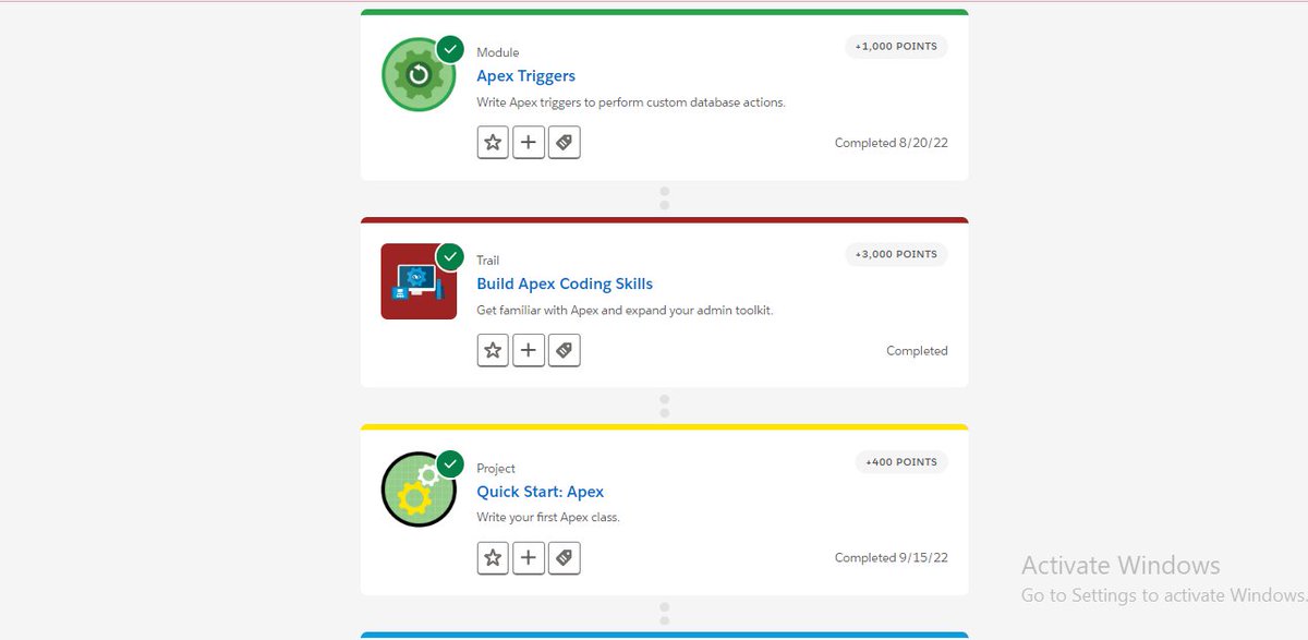 AkashPantawane's tweet photo. Exited to share I have Successfully completed this trailmix by @sagarjaipareek
Learning is a lifelong process and I'm grateful to the learning culture at Trailhead.
Thankyou
#SalesforceForStudents
#Salesforce
#Trailhead
#TrailblazerCommunity
@sagarjaipareek https://t.co/J1d7yY5aCY