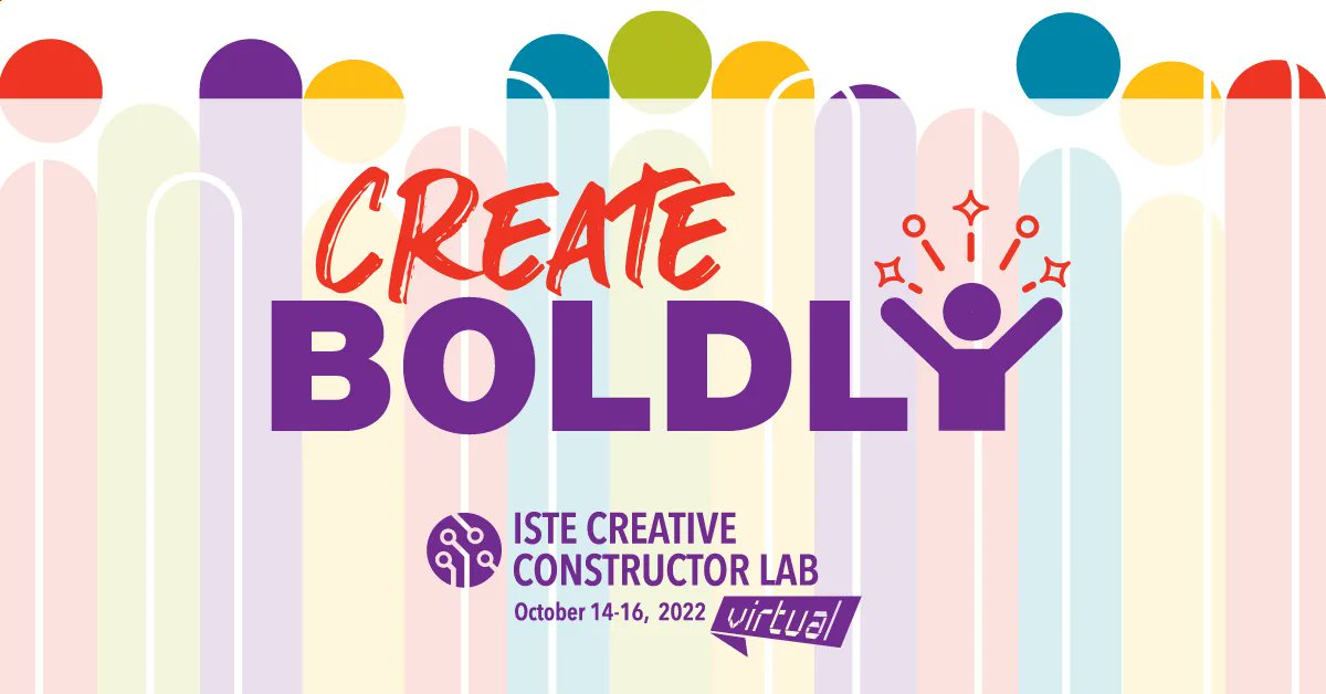 TheBigDealBook's tweet photo. There's still time for you to register to learn from the most creative minds in education!
Attend Creative Constructor Lab Virtual!
Experience a weekend of imaginative, fun learning as you discover new ways to activate student creativity!
@iste #CCL22
https://t.co/GuJqopNECo https://t.co/YDvWgg6wiz