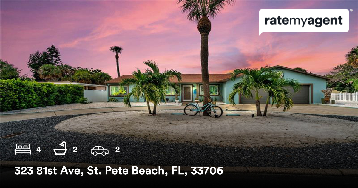 🛌 4 🛀 2 🚘 2 📍 323 81st Ave, St. Pete Beach, FL, 33706 My latest listing on #RateMyAgent rma.reviews/UTvQJ0g8CbKc ... #ratemyagent #realestate