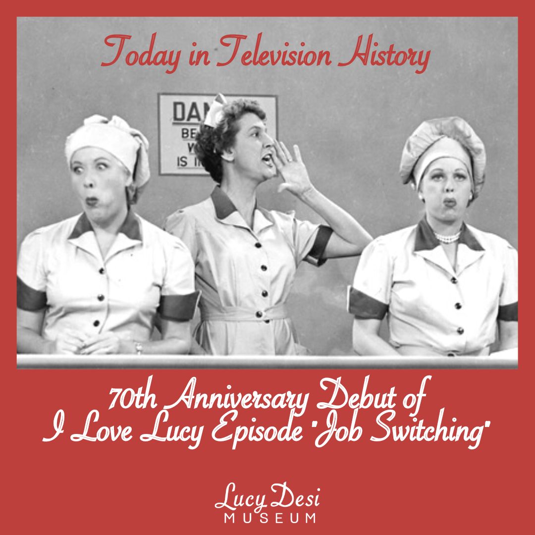 LucyDesiMuseum's tweet image. Today, 9/15, is the 70th Anniversary of the 1952 debut of one of the funniest episodes of I Love Lucy, &amp;amp; one of the most iconic moments in TV history. Who can forget the scene w/chocolates speeding down the conveyor belt? 
❤🍫
#ILoveLucy #JobSwitching #Chocolate #LucyDesiMuseum