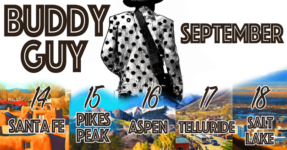 Buddy Guy Coming West in Sept!! 
Check out the cities and dates for the tour! 
#buddyguy #blues #music #livemusic