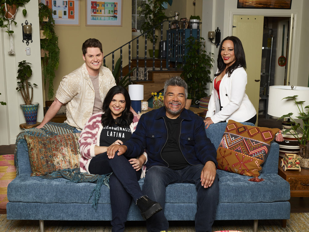 OfficialTCA's tweet photo. Let's get ready to rumble (and laugh and learn): The #LopezvsLopez panel is starting. We're joined by
stars @georgelopez, Brice Gonzalez, @selenis_leyva, Mayan Lopez, @almadrigal, Matt Shiveley, EP Bruce Helford, and showrunner @debbywolfe #TCA22 https://t.co/X8JKwDUqP7