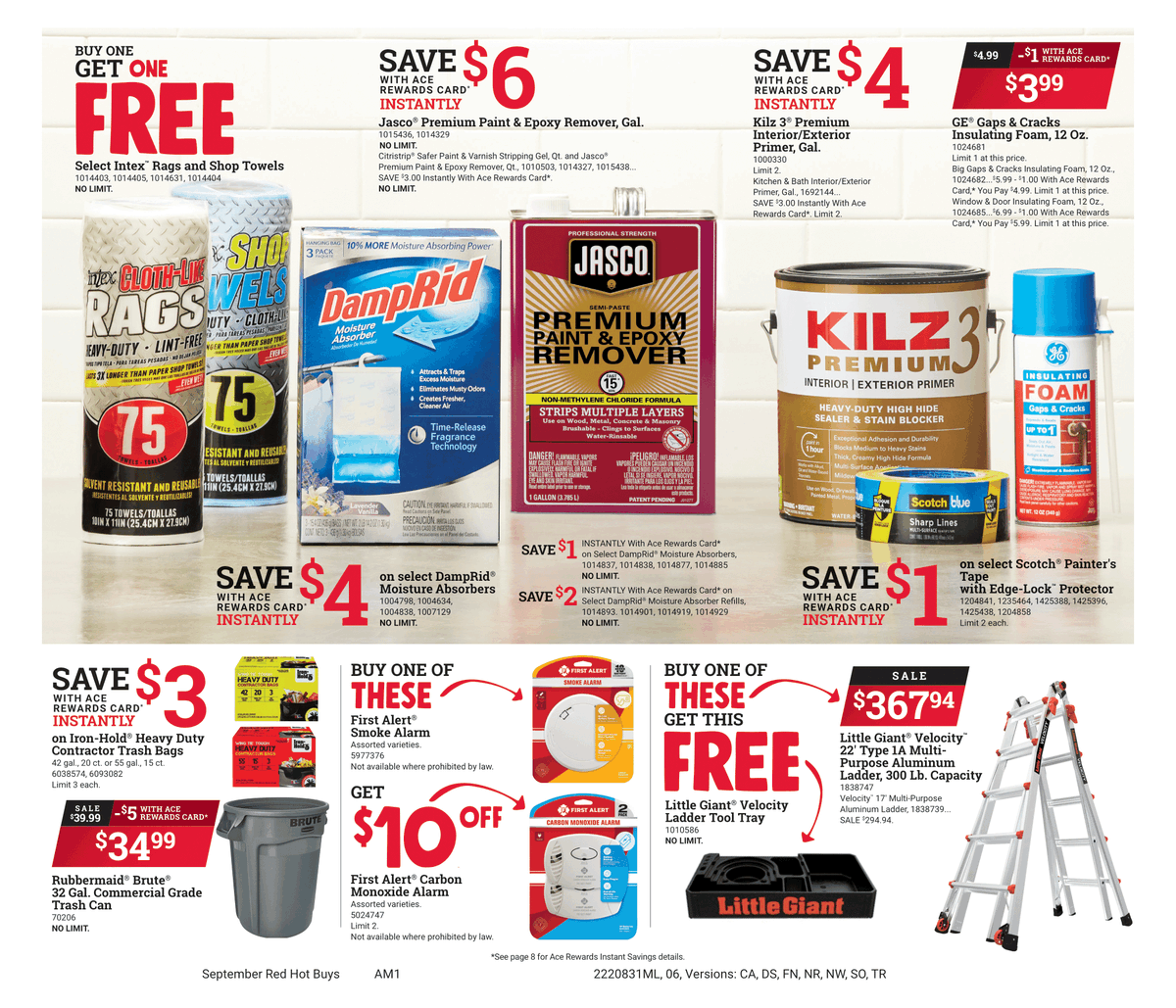 DuPont Ace Hardware on X: Save on home maintenance products to keep your  house in tip-top shape with these Red Hot Deals! You'll find all the  necessities at DuPont Ace Hardware through