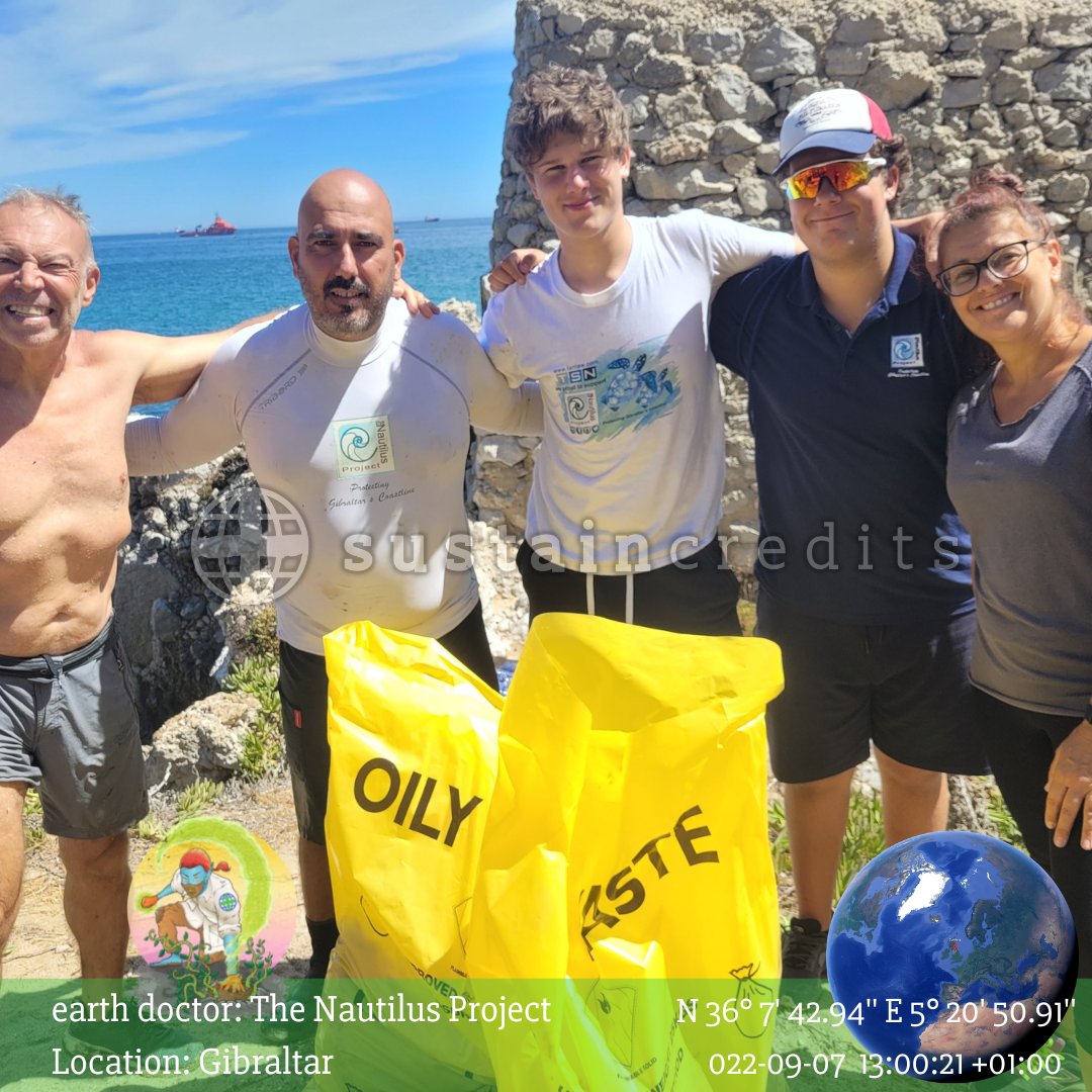 After the recent oil spill in Gibraltar, a recce ensued in order to risk assess the area followed by a keen group of Nautilus, DofE participants & leaders, MedOceanHeroes joining forces.

#sustaincredits #earthdoctorsmovement #beachcleanup #oceanpollution