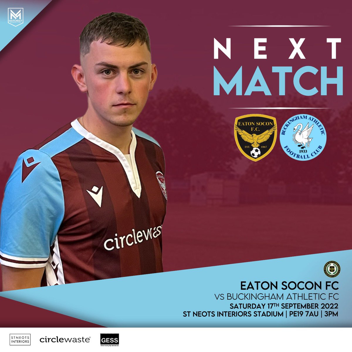 Next up for the Eagles is a home game in the <a href="/SpartanSMFL/">Spartan South Midlands</a> Div 1 league against @BuckinghamAth at 3pm this Saturday. Bar will be open 🍻@SSML2022 <a href="/squeezefootball/">Squeeze</a> <a href="/blackcatradio/">Black Cat Radio</a> <a href="/Matchday_Mkt/">Matchday Marketing</a> <a href="/GroundhopperUK/">Football Grounds and Groundhopping</a>