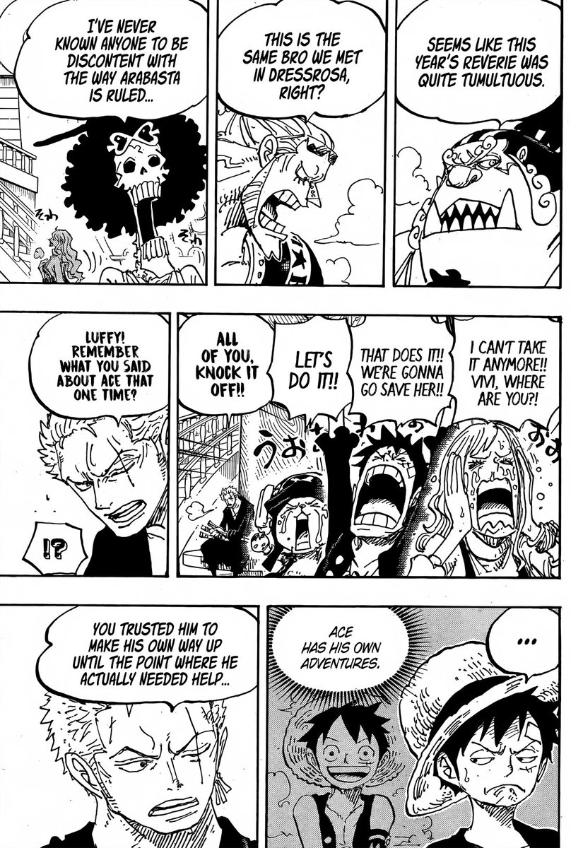 #ONEPIECE1060SPOILERS 
AWWW THEY LOVE HER 