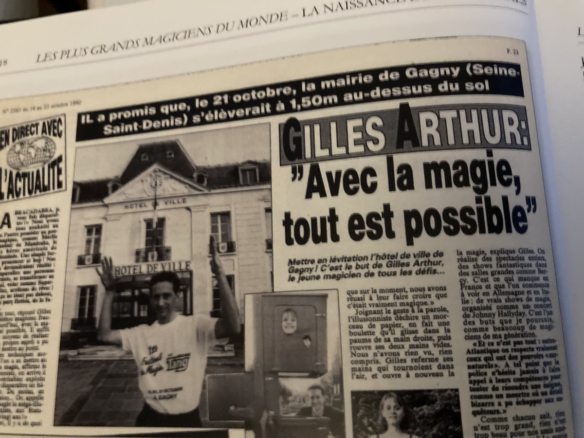 JeanYvesLoes's tweet photo. Ce sera un vrai retour aux sources ce Samedi 15 Octobre 2022 pour @LesMandrakesdOr 2022 : 33 ans après, ils seront de retour à #Gagny. Là où le Festival a vu le jour le 19 Octobre 1990 ! Là où le magicien #GillesArthur a fait léviter (une première) l'Hôtel de Ville ! Remenber ! https://t.co/oO7lBmWo8y