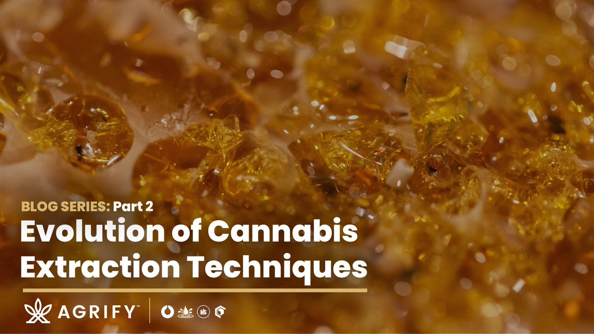 Cannabis extraction: Where are we now?
Visit the link below to read part 2 of our blog series, Evolution of Extraction Techniques, and explore how hydrocarbon and alcohol extraction became industry mainstays.

agrify.com/blog/hydrocarb…