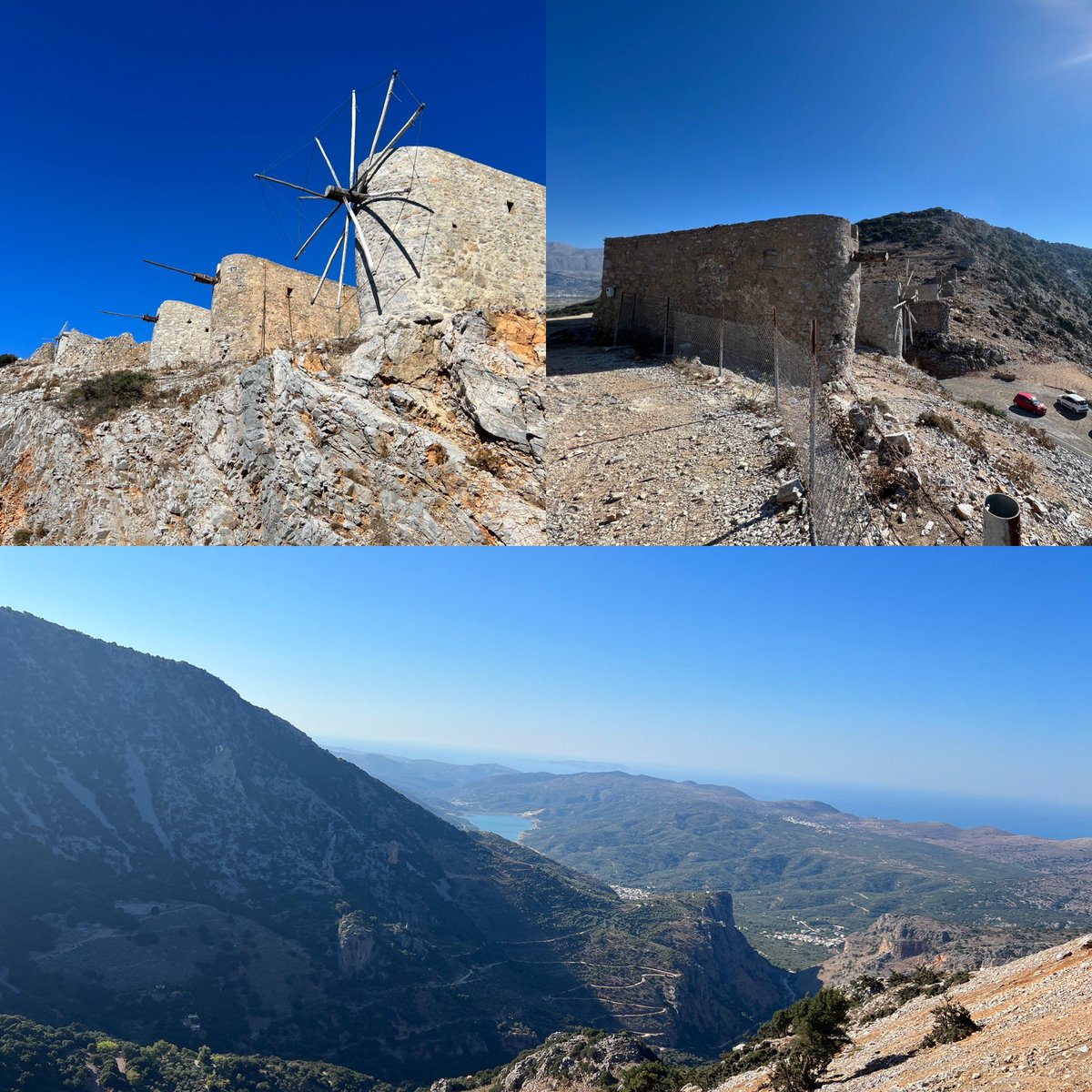 greeneagleGC's tweet photo. Windmills of Seli Ambelou, Lasithi Plateau, Crete, Greece.                    #greece #geocaching #geocache #unterwegs #griechenland #urlaub https://t.co/LY0F42PcoQ