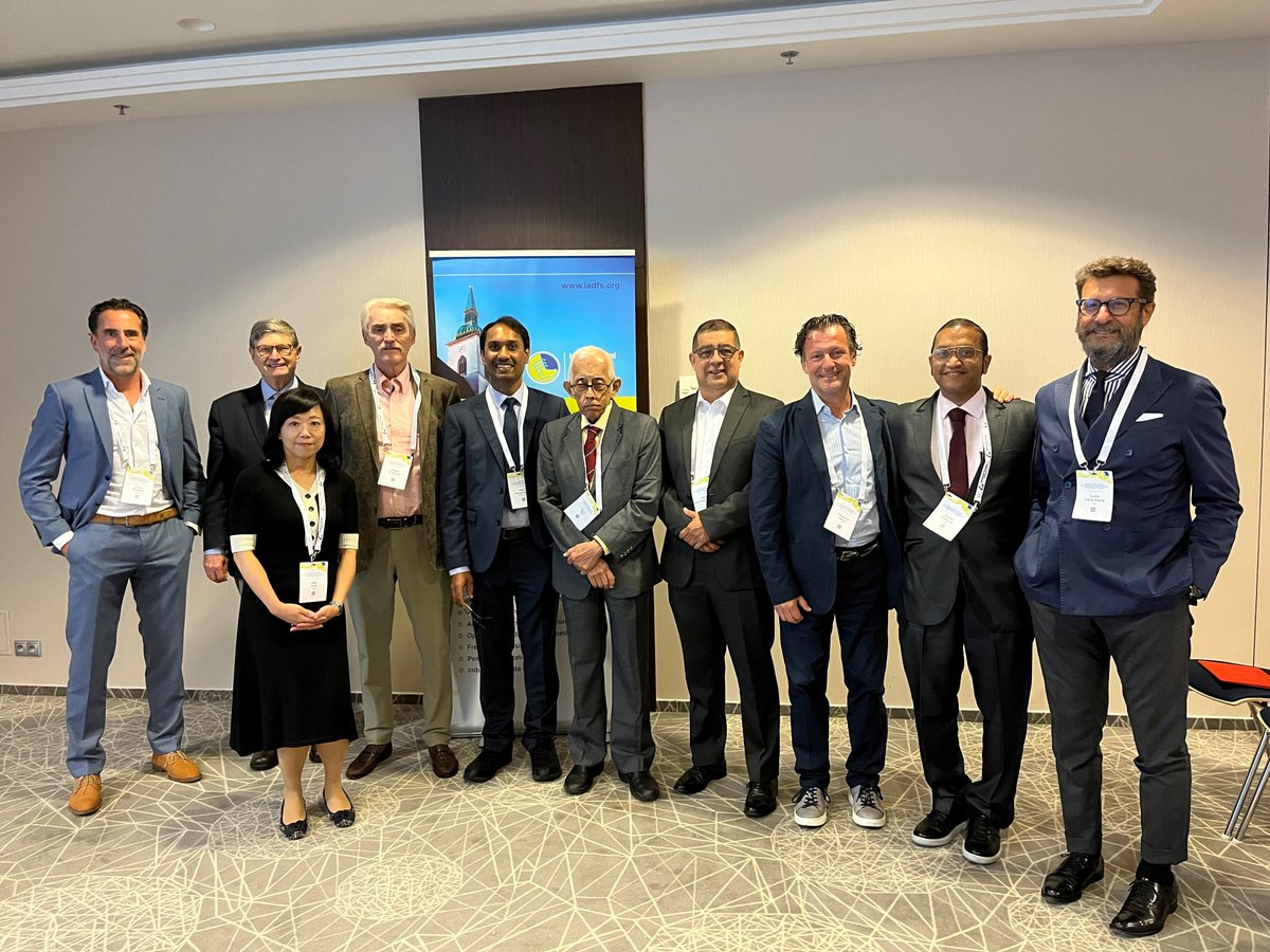 IADFS_org's tweet image. #IADFS BOARD 2022
Luuk Smeets (NL), Dane Wukich (US), Miki Fujii (JP), Robert Frykberg (US), Venu Kavarthapu (UK), Arun Bal (IN), Fermin Martinez (MX), Giacomo Clerici (IT), Rajesh Kesavan (IN), Luca Dalla Paola (IT) and Chris Attinger (US).