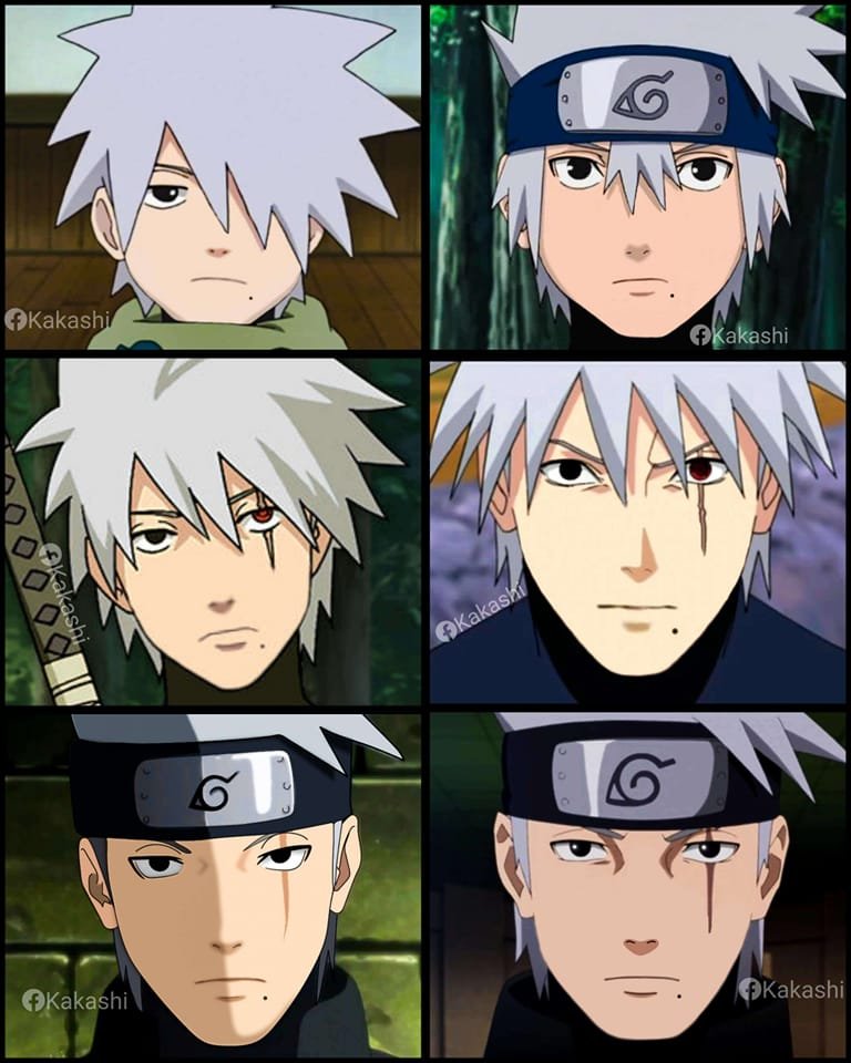 Ikke nok blød hjemmehørende Miury on Twitter: "Kakashi's face through the years, happy birthday to the  best master in Naruto.❤️ https://t.co/46CVip551J" / Twitter