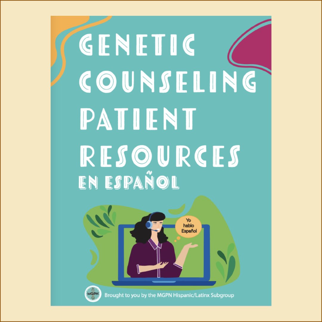 Today marks the first day of Hispanic/Latinx Heritage Month! To celebrate this month we would like to share the updated list of Genetic Counseling Patient Resources en Español with everyone! You can access these resources by visiting: tinyurl.com/spanishgenetics