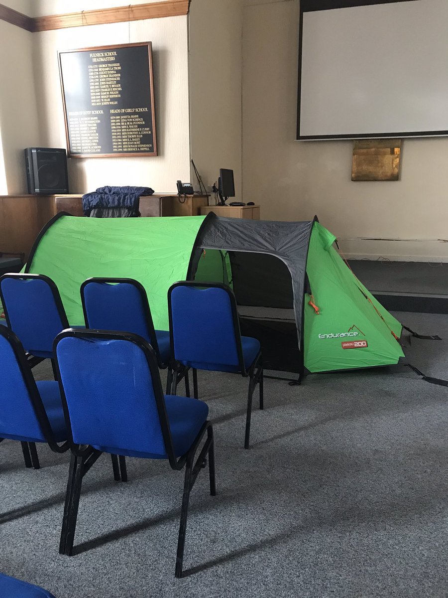 Brilliant assembly from Mr H today to launch DofE 2022-23 <a href="/FulneckSchool/">Fulneck School</a> #DofE #adventure #challenge