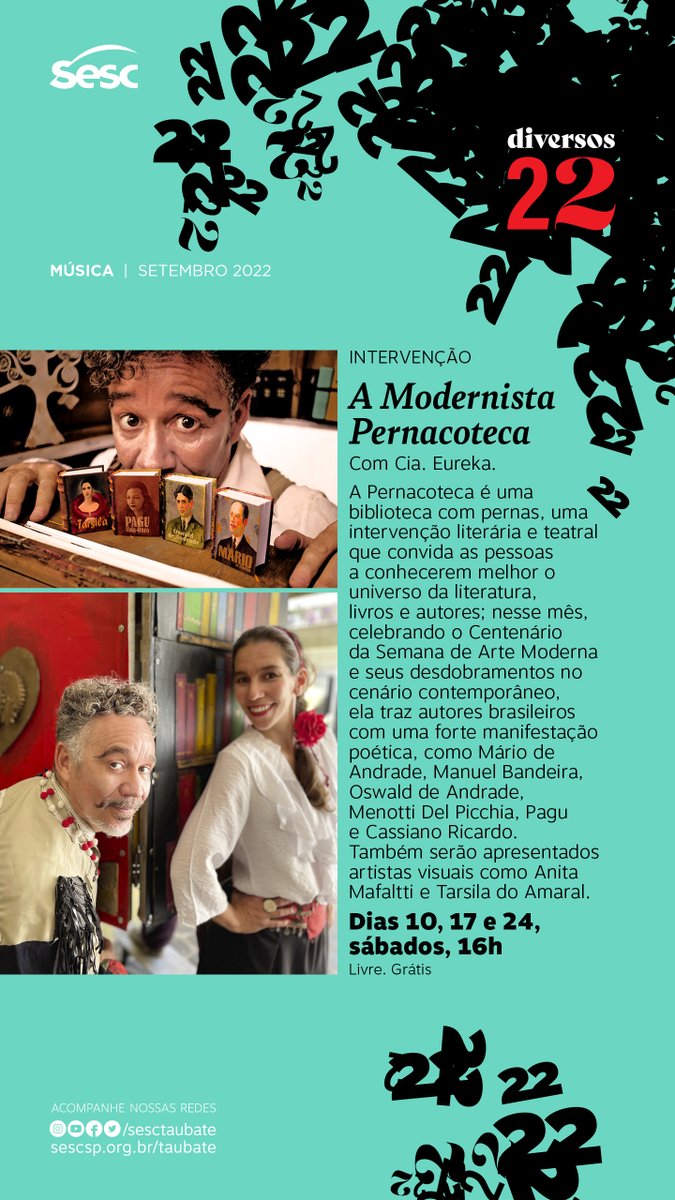 Intervenção literária nesse sábado!