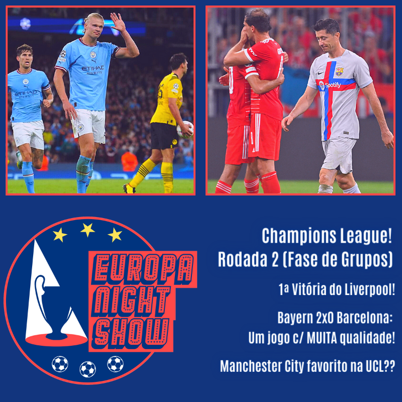 PremierShowPod's tweet photo. 🎙️Champions League! - Rodada 2 (Fase de Grupos)

✅1ª Vitória do Liverpool! 

💫Bayern 2x0 Barcelona: 
Um jogo c/ MUITA qualidade!

🏆Manchester City favorito na UCL??

https://t.co/BZelaJKMTP

🗣️Participações: @luanribAFC e @r4phahc https://t.co/pusGfgc72D