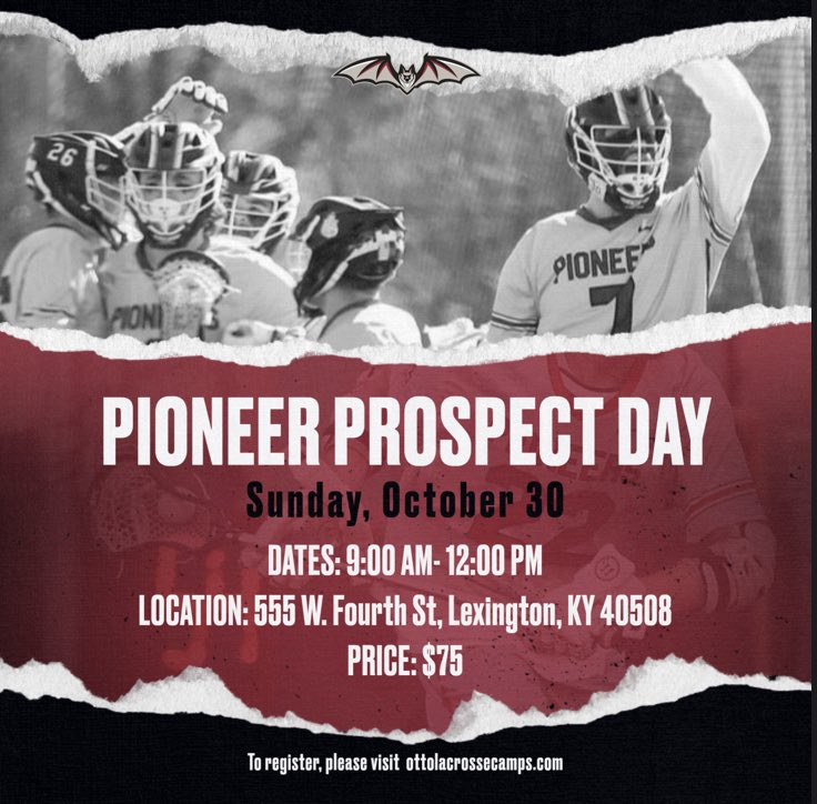 Transy_Lax's tweet photo. 🚨Pioneer Prospect Day🚨
Sunday, October 30th

Sign Up Now: https://t.co/v7dOhtKkfd

#BuiltOnBroadway https://t.co/bL8Zj8M8Qj