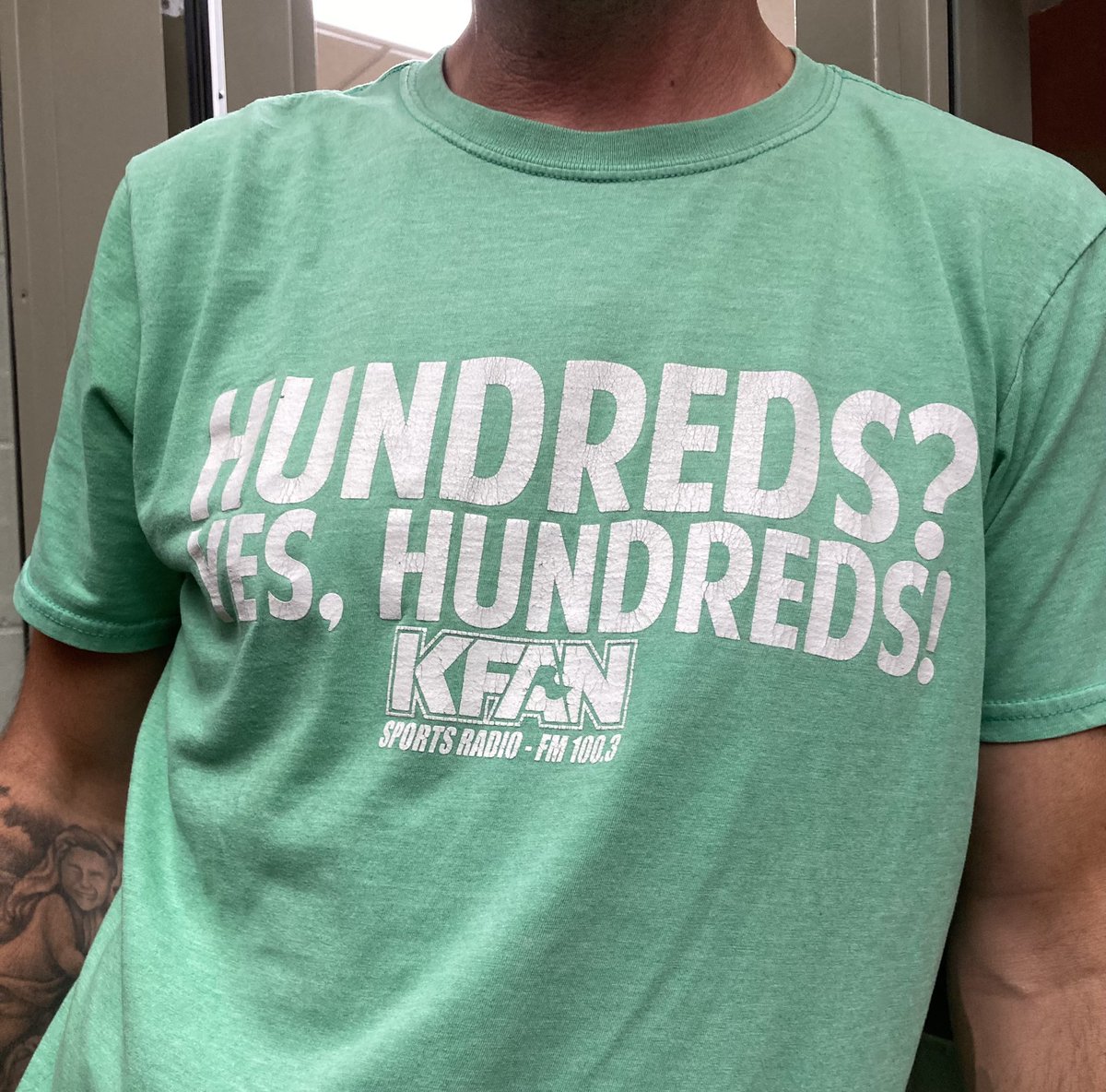 We had a new guy start last night on our Rosemount Fire Department and he walked in wearing this sweet bastard!  #SmartRookie  #FireFamily
<a href="/CommonManKFAN/">Dan Cole</a> @BMileskiKFAN <a href="/Gorgamatic21/">Kevin Gorg</a> <a href="/KFANPST/">Preposterous Stmts</a>!