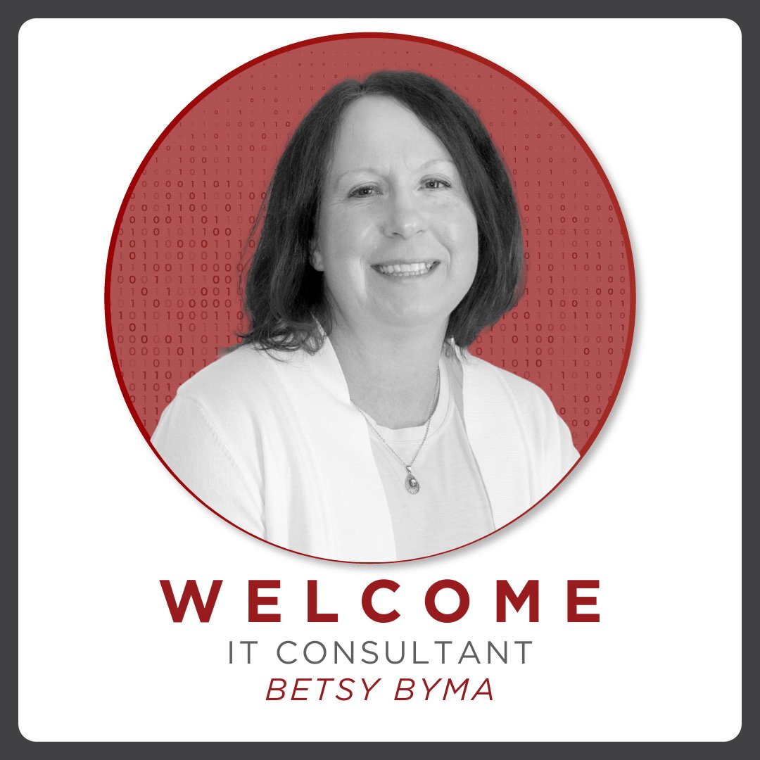 DatagroupT's tweet photo. We are pleased to introduce Betsy Byma, our new IT Consultant!

Welcome to the DTI team, Betsy!

#HereWeGrowAgain #managedITservices #SimplifyIT https://t.co/SnYQkiwk9O