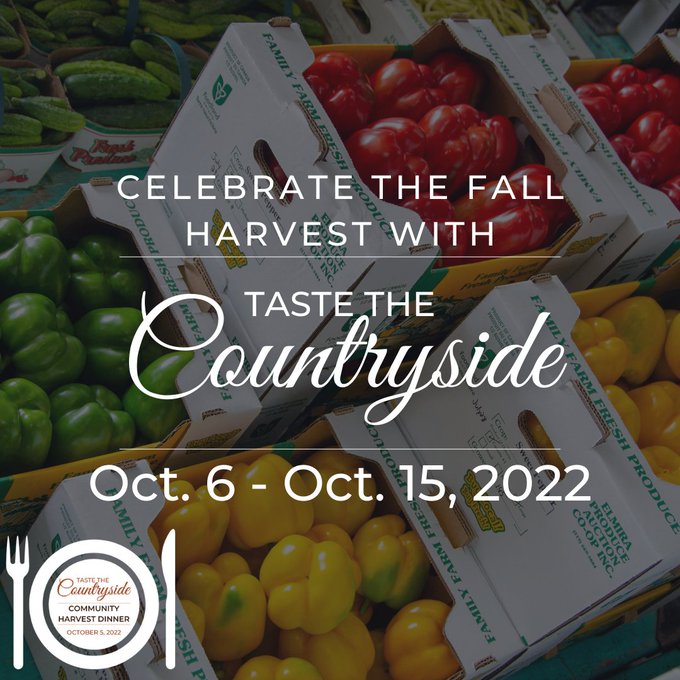 WilmotTownship's tweet photo. Enjoy the #TastetheCountrysideWR 10-day dining event
with family and friends. Savour delicious fall harvest-inspired culinary selections in the region's countryside!
Tickets on sale now at https://t.co/zFXwNMdCLf https://t.co/bHZhVJnR5G