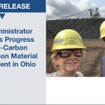 Today, GSA Administrator Robin Carnahan joined White House officials and U.S. Secretary of Transportation Pete Buttigieg in Ohio to highlight the Biden-Harris Administration’s Buy Clean Initiative.➡️ https://t.co/ePdoO9KGRK

#LPOE #Sustainability #lowcarbonmaterials 