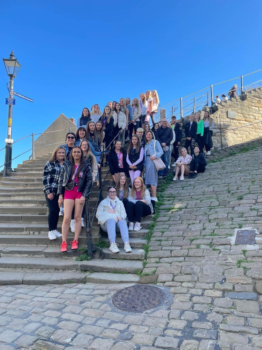 hcfeavtt's tweet photo. Fantastic induction trip to Whitby today with our class of 22/23 @hartlepoolfe students. What an amazing group of students they are. #transforminglives #HCFE #Whitby https://t.co/EzWDDBZKWW