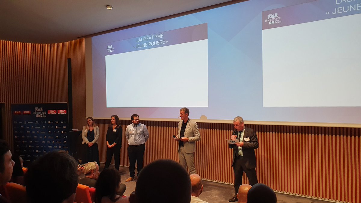 DIMM.UP avait concurru cette année pour le prix "jeune pousse" des trophées PME RMC. Pas lauréat cette fois-ci mais content d'avoir participé. Bravo à Artha France d'avoir gagné ! <a href="/TropheesPmeRMC/">Trophées PME RMC</a> <a href="/artha_france/">Artha France</a> <a href="/dimmup_fr/">DIMM.UP</a> #startup #PME