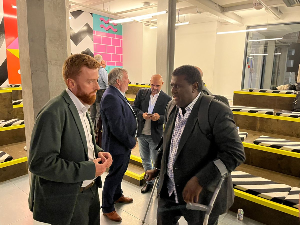 cloudtalkglb's tweet image. "Autonomous Digital Infrastructure with Cloud' Panel is over.
Get your drinks and start networking with Industry profs. 
1:1 Networking Awaits you at CloudTalk London.

#cloudtalkglobal #cloudtalk #london #meetup #techmeetup #cloud #server #event #cloudtalklondon #network #tech