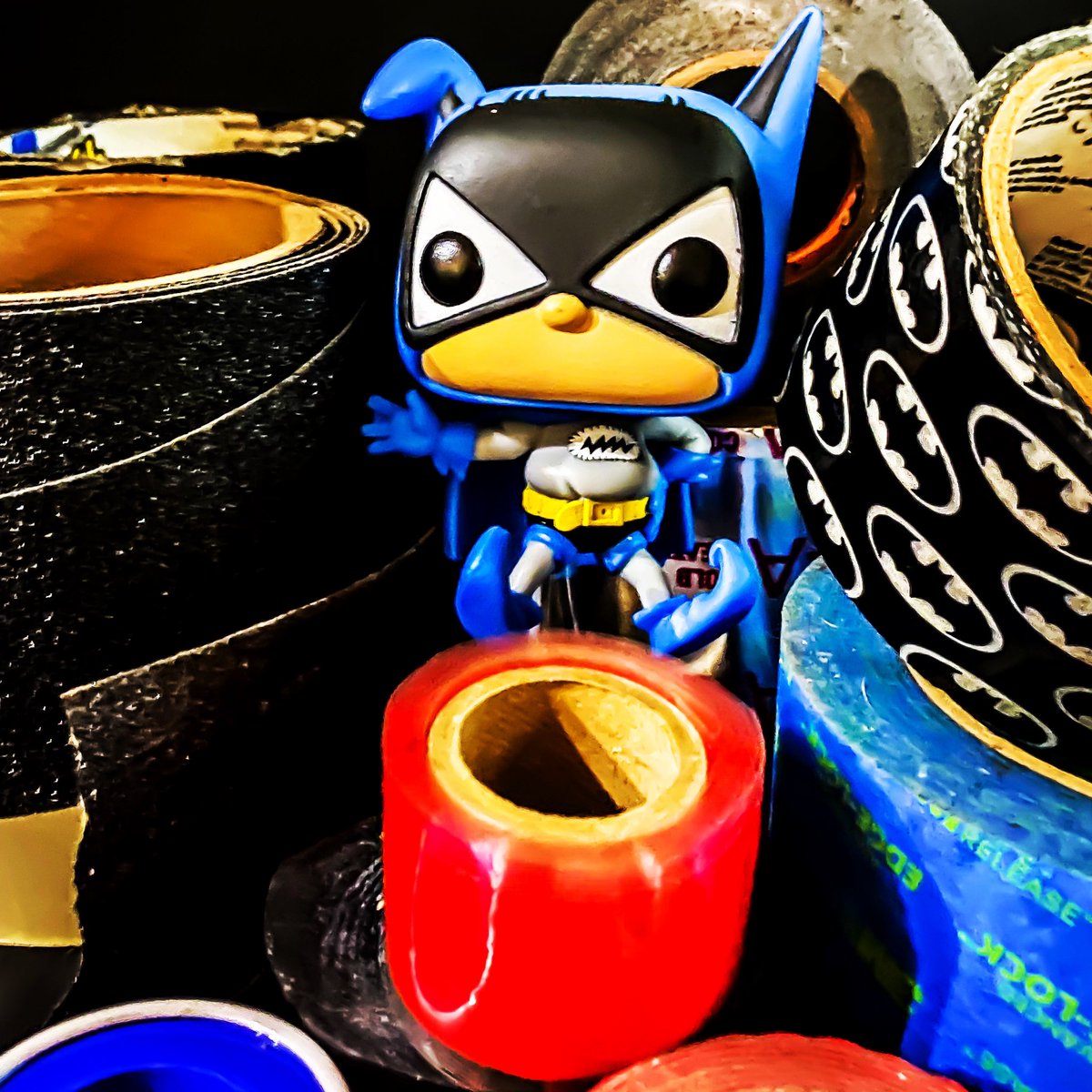 jonathan_buff's tweet photo. Todays category is MIXEDTAPE for the #FunkoPhotoADayChallenge
Weird one to choose, but I’ve seen worse. #funko #funkobatman @funko https://t.co/Gz5o5jWo19