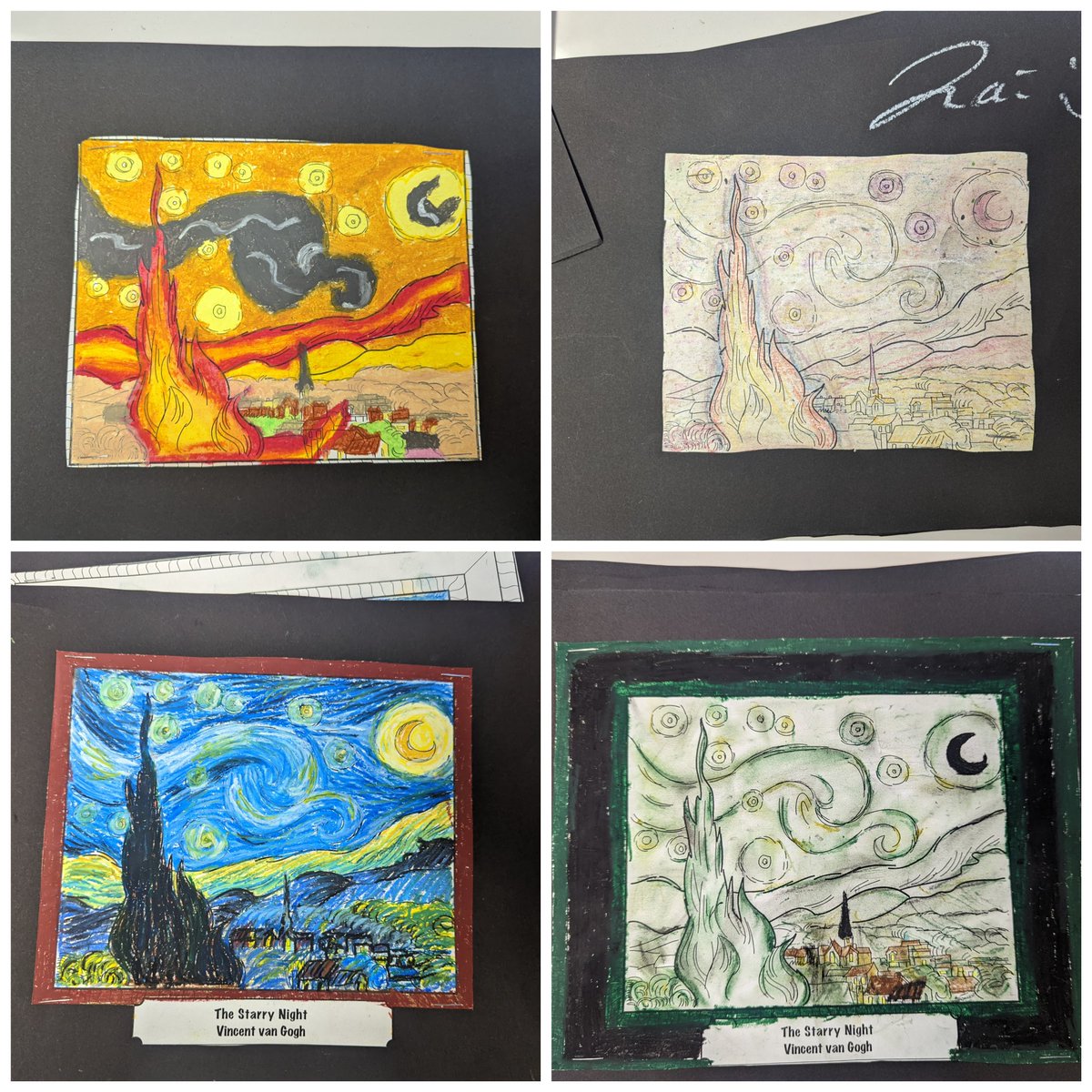 CajonValleyEDP (@cajonvalleyedp) on Twitter photo Student interpretations of Starry Night. Each one turned out beautiful and unique! <a href="/CajonValleyUSD/">CajonValleyUSD</a> Student interpretations of Starry Night. Each one turned out beautiful and unique! <a href="/CajonValleyUSD/">CajonValleyUSD</a>