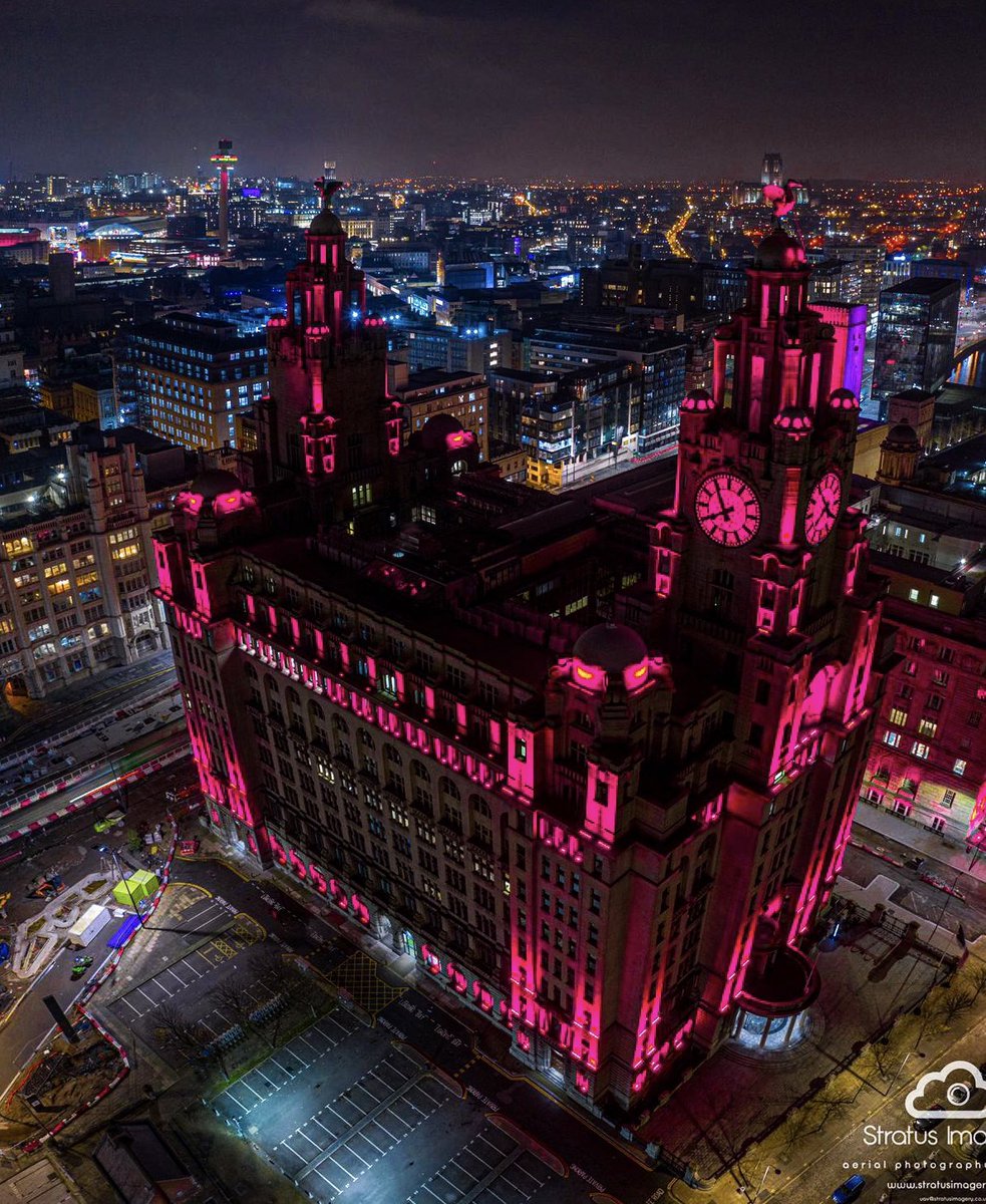 Sleep tight little one #OliviaPrattKorbel
Royal Liver Building pink tonight for Olivia and her family. RIP.