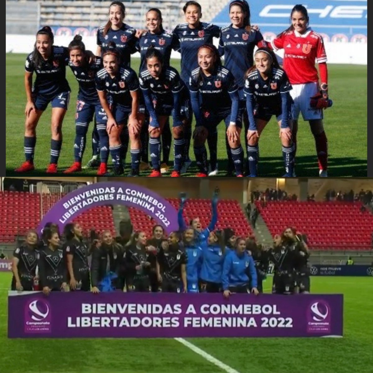 hermanchanampa's tweet photo. Chile 🇨🇱 ya tiene a sus representantes en la próxima @CONMEBOL Libertadores Femenina 2022 @StgoMorningFem y @udechile Femenino disputarán la Copa Libertadores en Ecuador 🇪🇨 desde el 13 al 28 de Octubre. https://t.co/ODbhp2dUuD