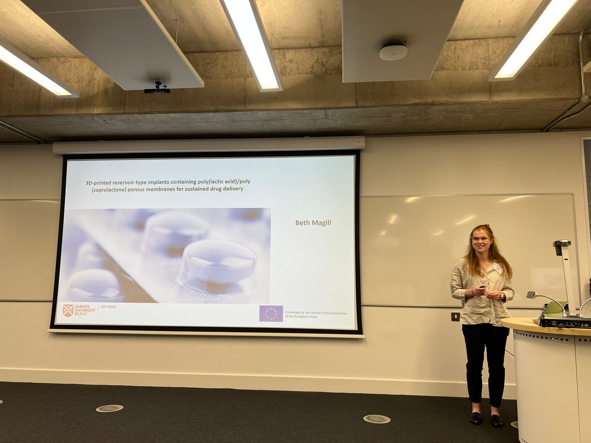 enekolarraneta's tweet photo. It has been a pleasure to take part in @NIBES22 conference today. Thank you @JAcheson_Eng for inviting our group to present there. @pharmacyatQUB https://t.co/g2winGtsgt