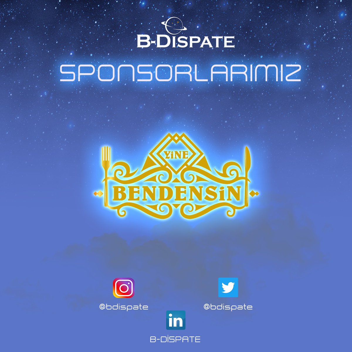 Teknofest 2022 yarışma sürecimiz boyunca yanımızda olan ve desteklerini esirgemeyen sponsorumuz Bendensin ailesine teşekkürlerimizi sunuyoruz. #zonguldak #bdispate #bülentecevitüniversitesi #modeluydu #uydu #uzay #space #satellite #turksat #nasa #esa #tua #teknofest2022