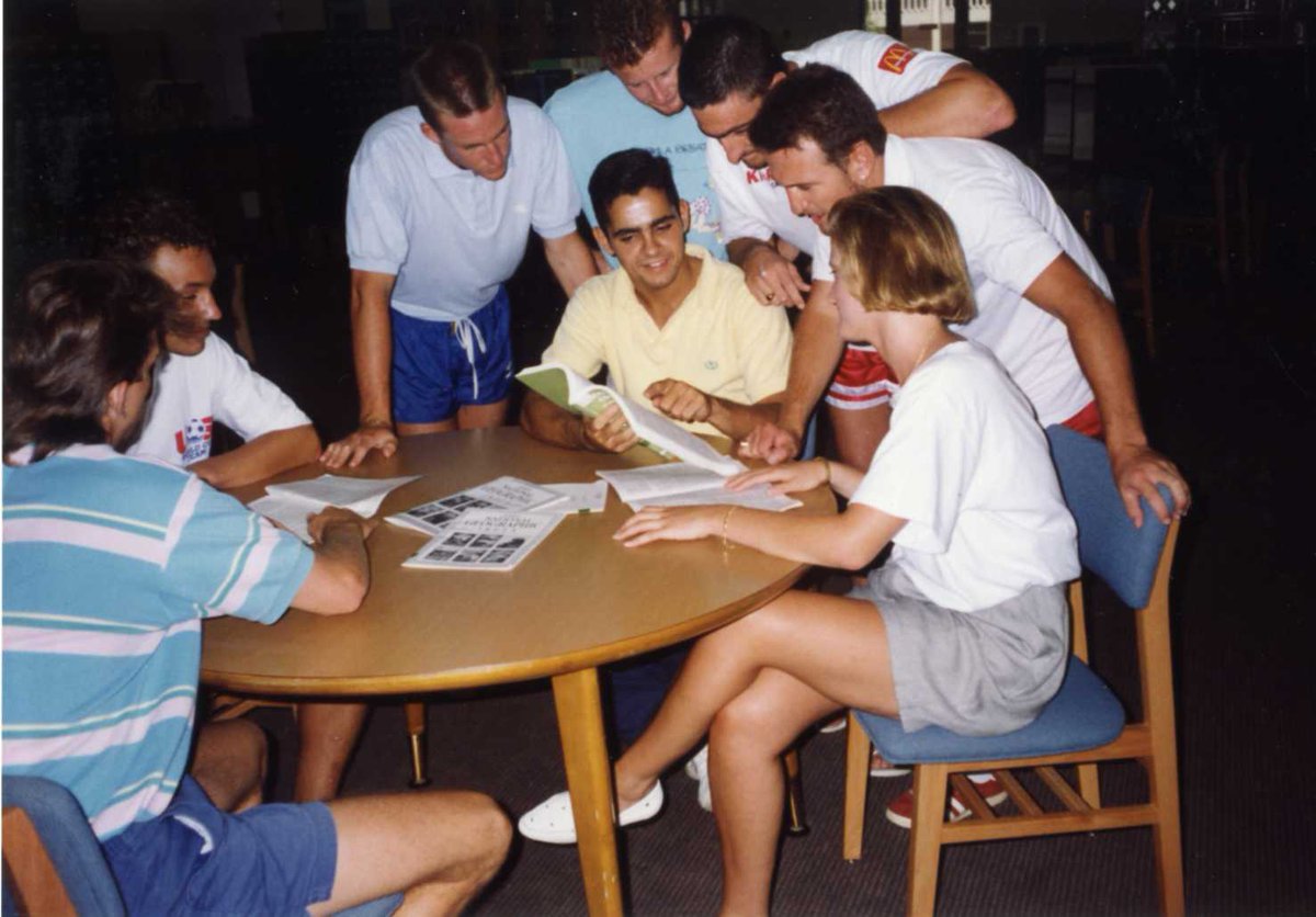 The Lynn Library, built in 1996, previously had 2 other names and locations on campus. 1963-1969, it was known as the Rowley Library, located in the future home of the Snyder Center for Health and Wellness. 1969-1996, it was the Lewis Library, located in the Green Center. #tbt