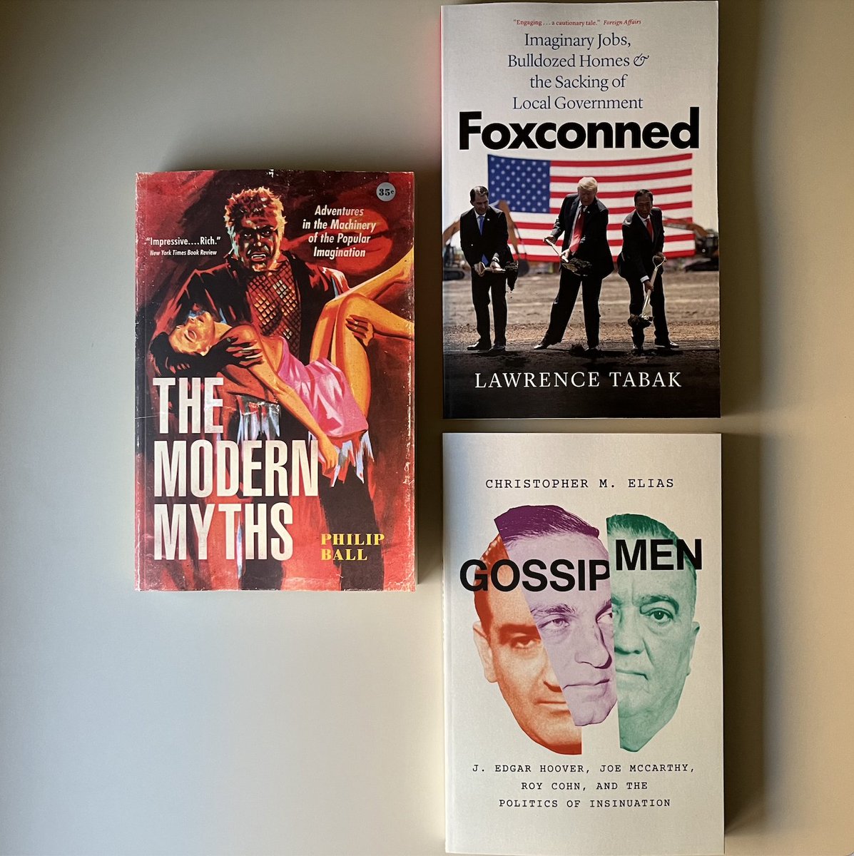 DavidBOlsen's tweet photo. Also new, also brilliant: Paperbacks from @philipcball, @LawrenceTabak, and @cmelias. 2/3 https://t.co/Hf5t4ZHgFB