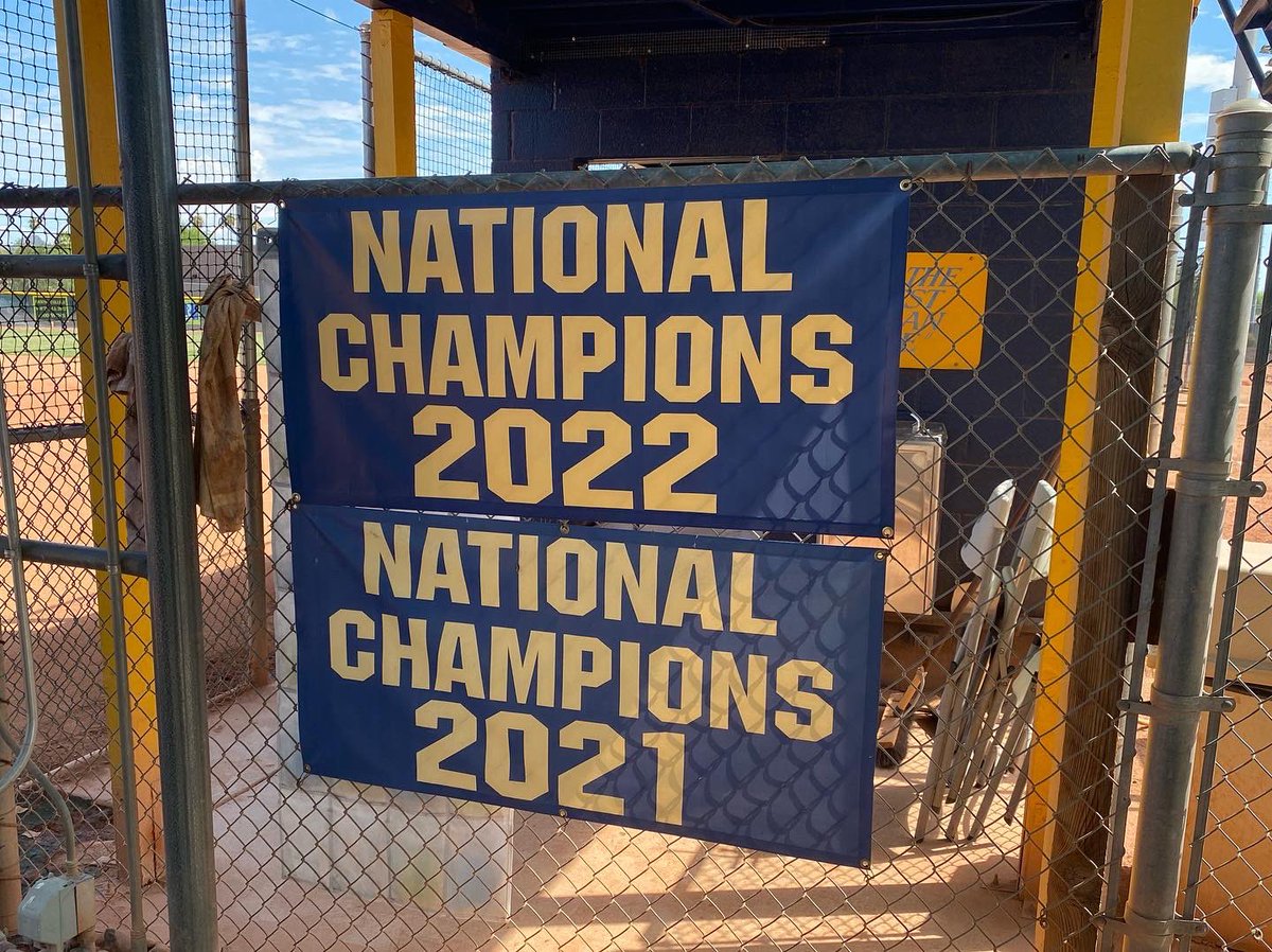 PC_Bears's tweet photo. I spy some new accessories on the softball field 👀✨

Our 2022 NJCAA National Champions take the field again THIS Saturday @ 10AM! #FallBall🥎 https://t.co/h7xmmlJTAp